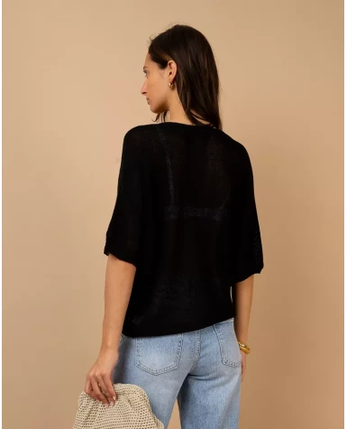 Top oversize maille