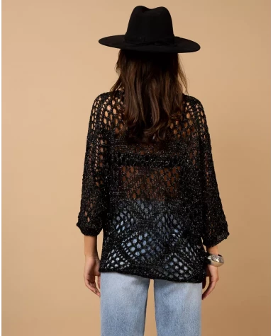 Top maille ajouré
