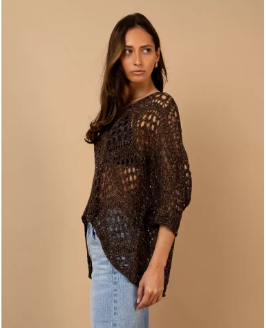 Top maille ajouré