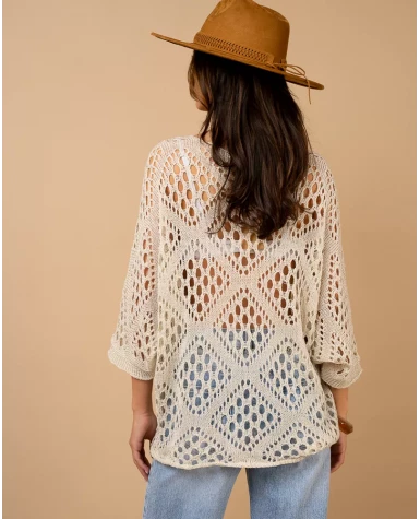 Top maille ajouré Top maille ajouré