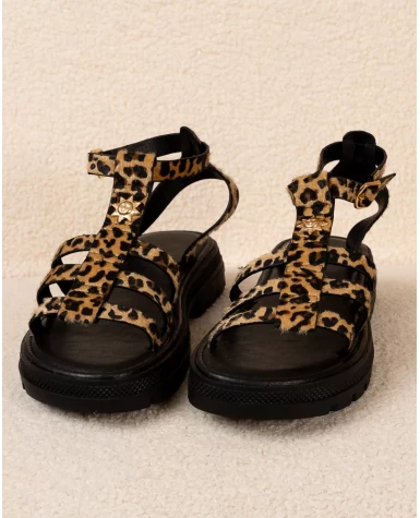 Sandales léopard
