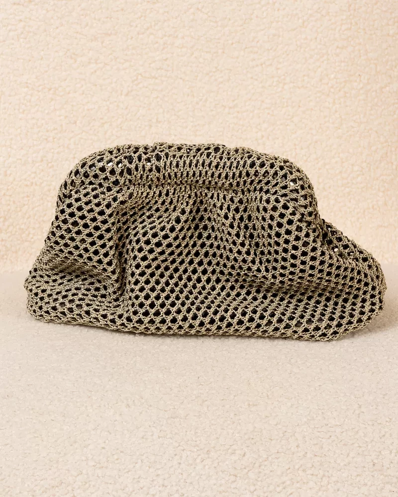 Sac pochette lurex