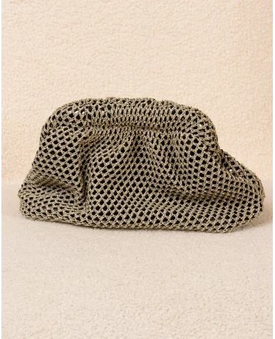 Sac pochette lurex