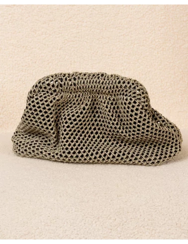 Sac pochette lurex
