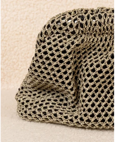 Sac pochette lurex