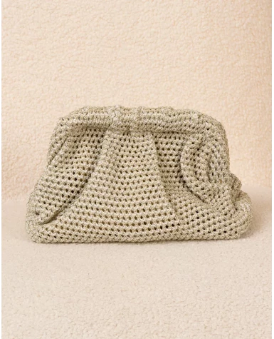 Sac pochette lurex