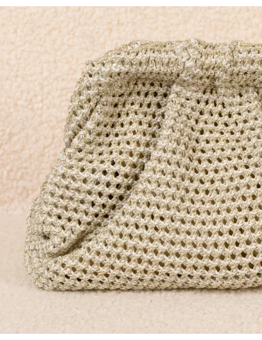 Sac pochette lurex