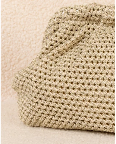 Sac pochette lurex