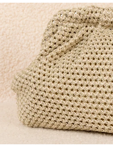 Sac pochette lurex