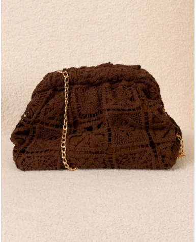 Pochette macramé