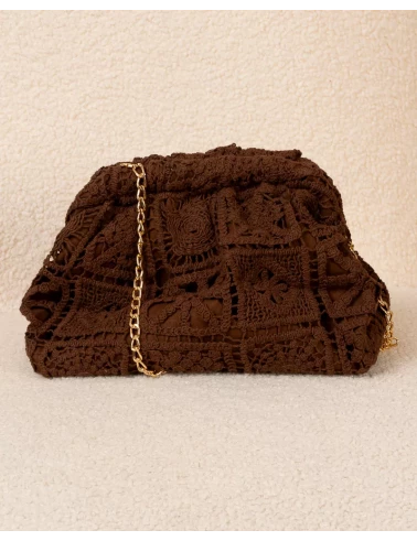Pochette macramé