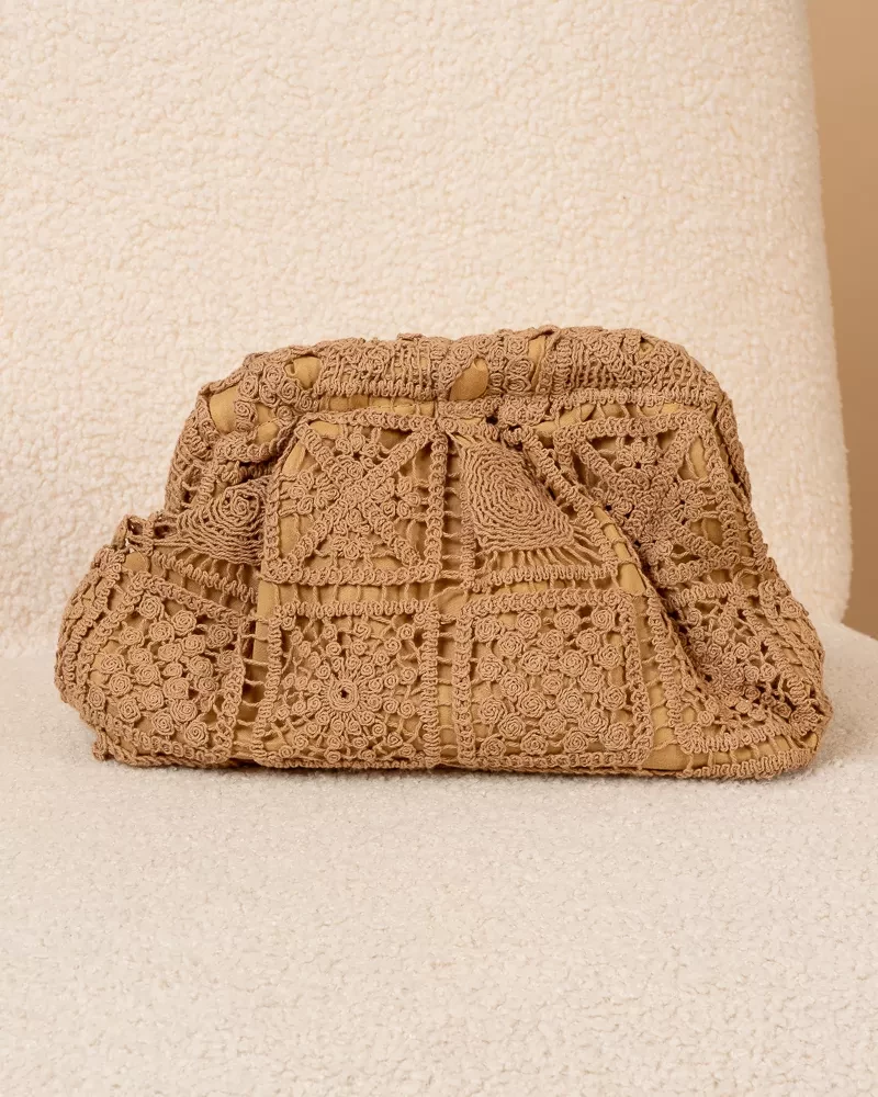 Pochette macramé