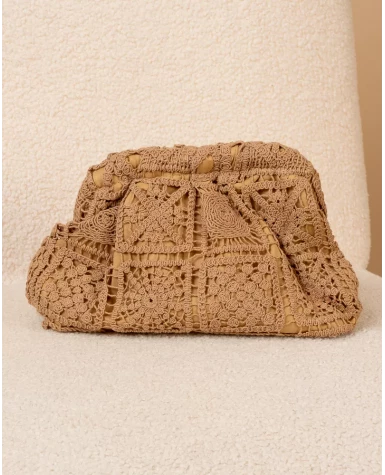 Pochette macramé
