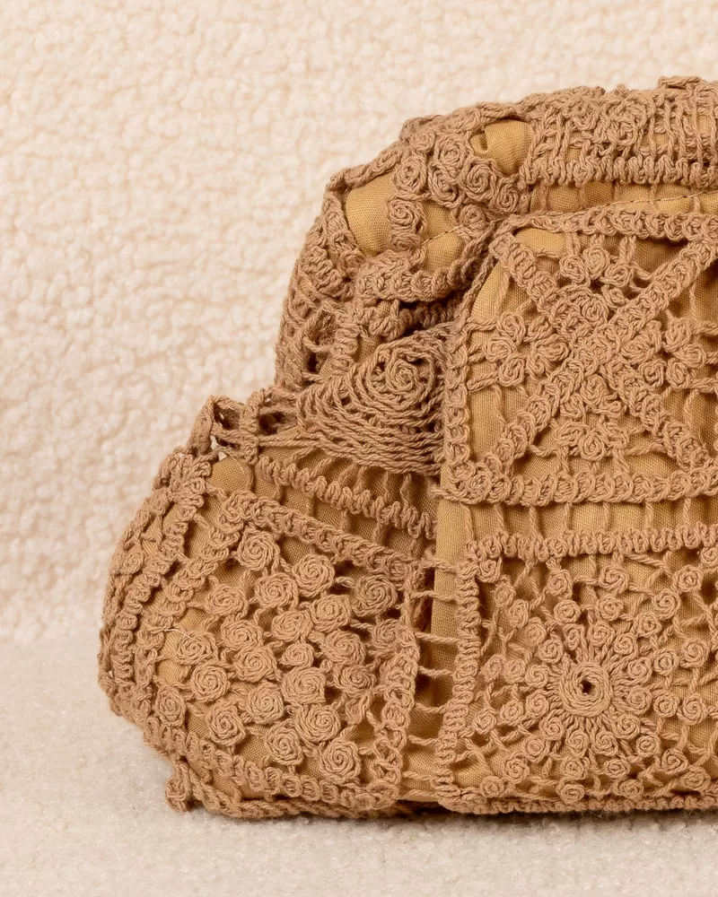 Pochette macramé