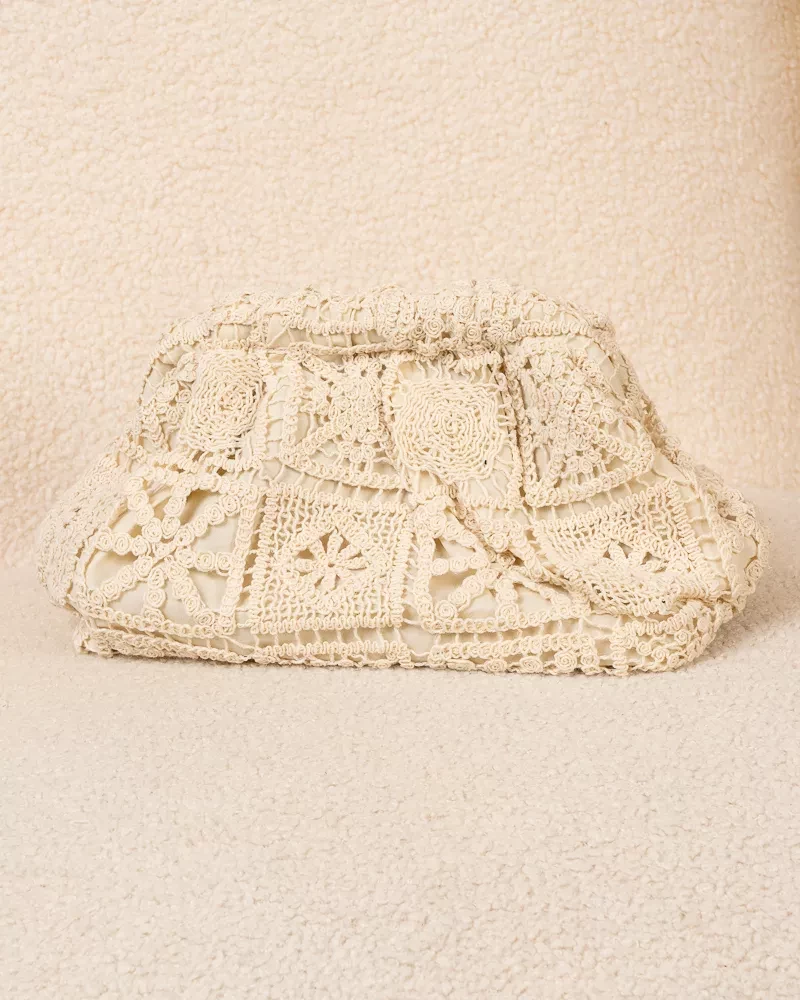 Pochette macramé