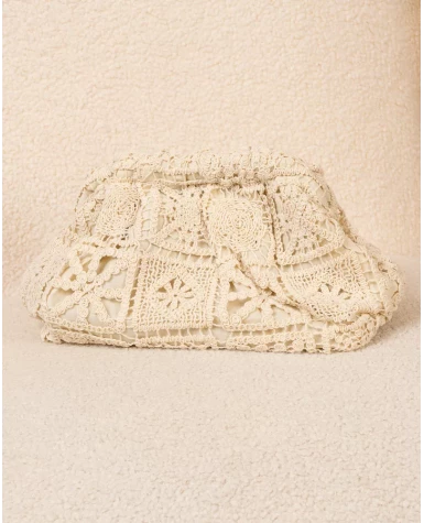 Pochette macramé