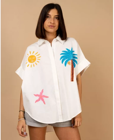Chemise Palmiers