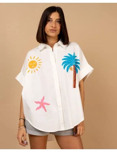 Chemise Palmiers