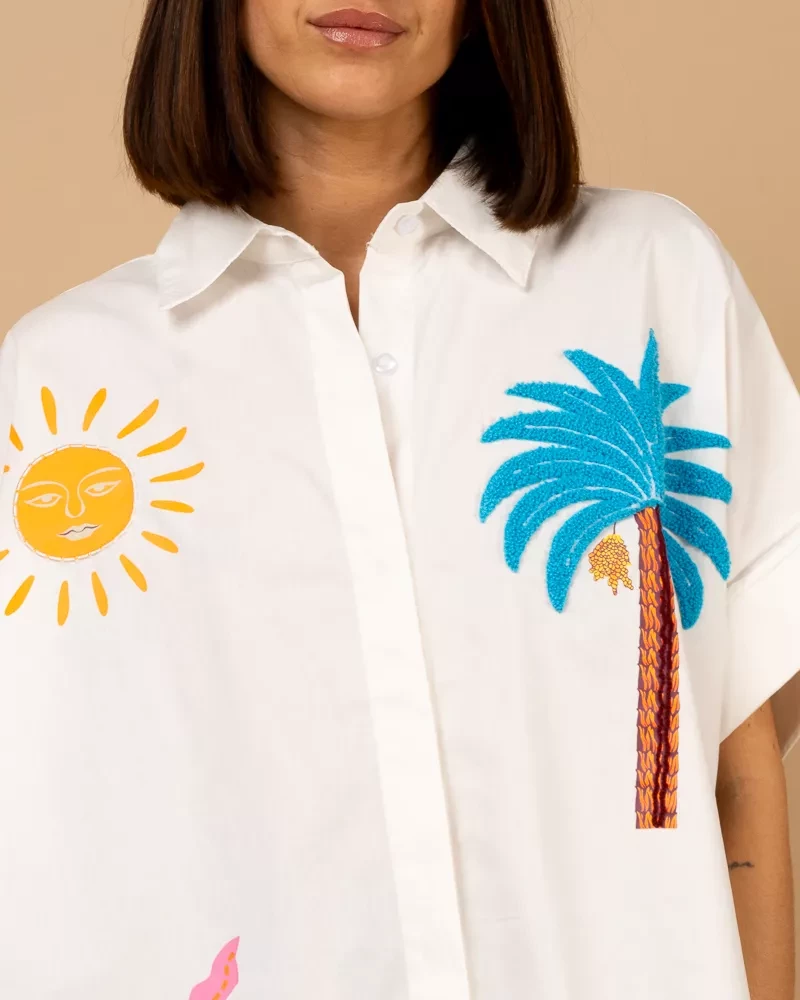 Chemise Palmiers