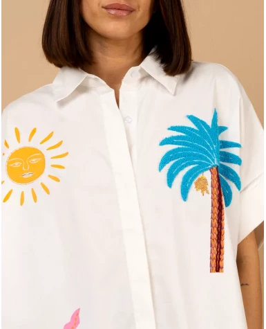 Chemise Palmiers