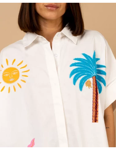 Chemise Palmiers