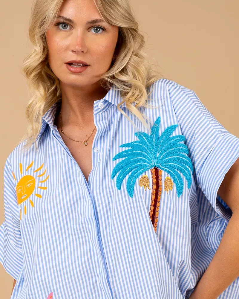 Chemise Palmiers