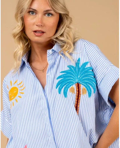 Chemise Palmiers