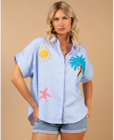 Chemise Palmiers