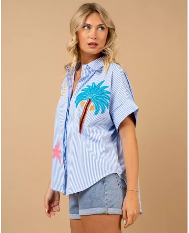 Chemise Palmiers