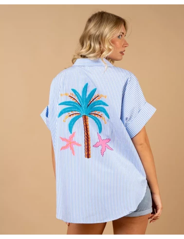 Chemise Palmiers