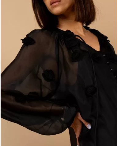 Blouse fleurs fluide