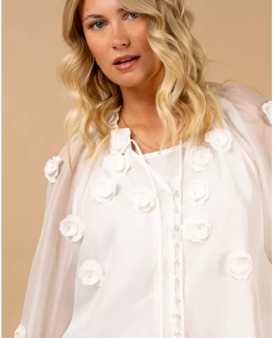 Blouse fleurs fluide