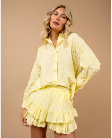 Chemise brodée