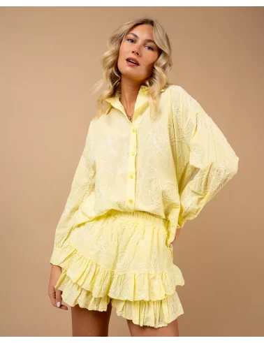 Chemise brodée