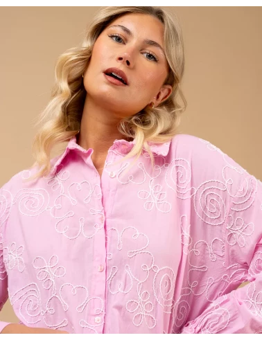 Chemise brodée