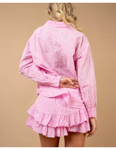 Chemise brodée