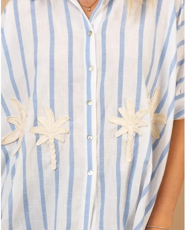 Chemise palmiers