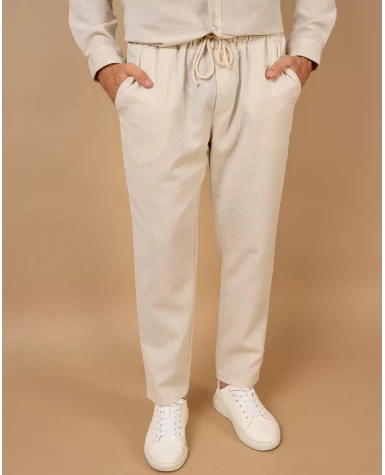 Pantalon Lin