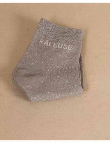 Chaussettes pois message