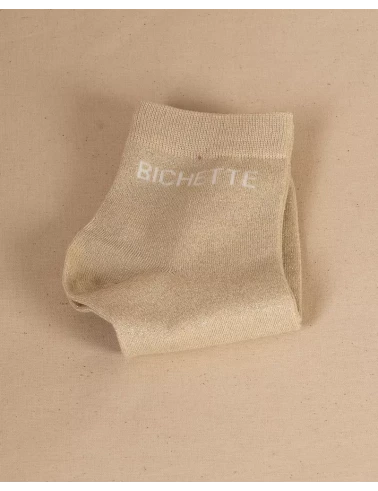 Chaussettes lurex message