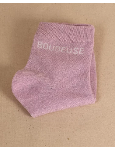 Chaussettes lurex message