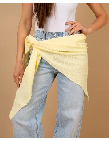 Foulard gaze de coton