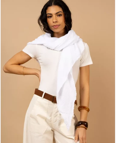 Foulard gaze de coton