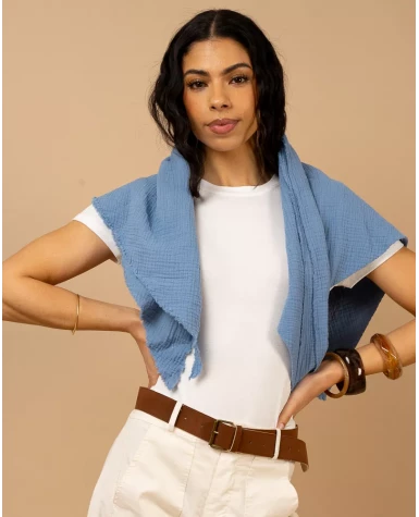 Foulard gaze de coton
