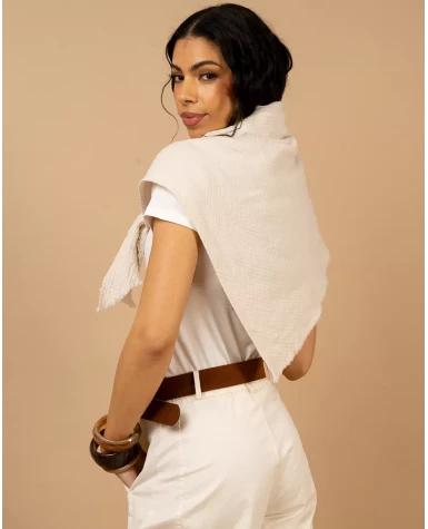 Foulard gaze de coton