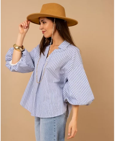 Chemise manches boules