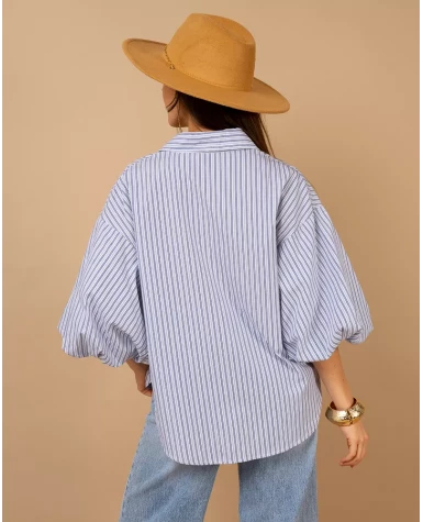 Chemise manches boules