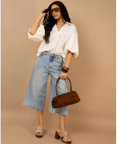 Chemise manches boules