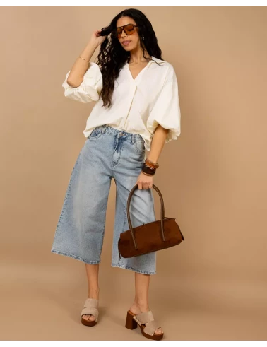 Chemise manches boules