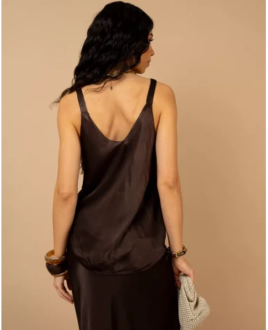 Débardeur effet satin